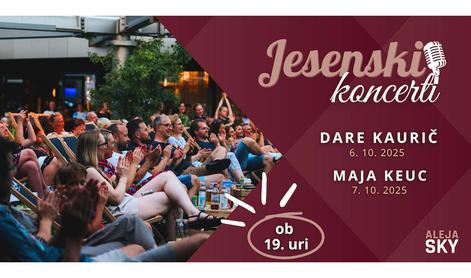 Veliki finale ALEJINIH koncertov nad mestom kot uvod v pisano jesen