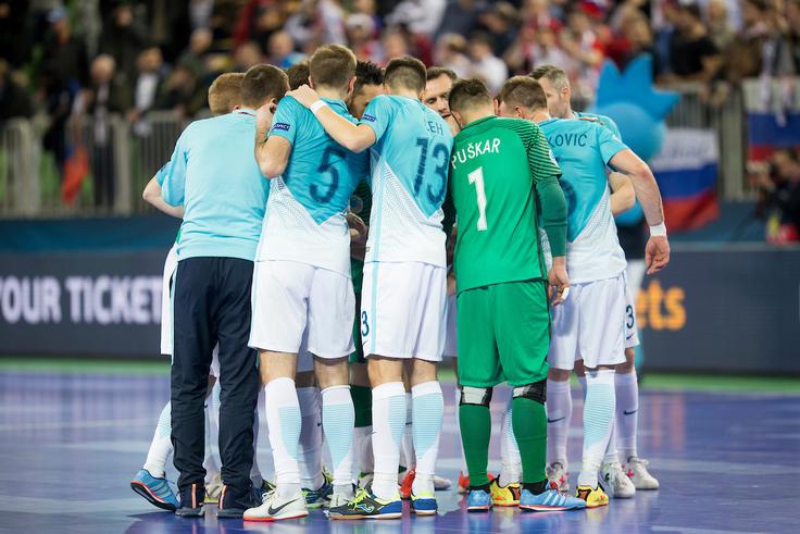 Slovenija je svoje nastope v Stožicah končala v četrtfinalu. | Foto: Urban Urbanc/Sportida