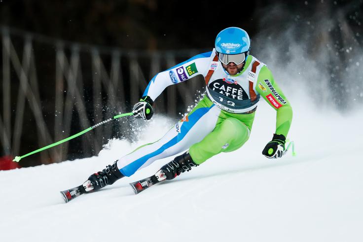 Boštjan Kline drugič v sezoni med dobitniki točk v superveleslalomu. Jutri še po prve smukaške točke. | Foto: Reuters