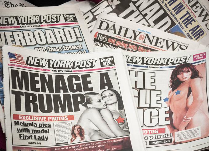 Časopis New York Post je leta 2016 objavil več še ne videnih golih fotografij Melanie Trump. | Foto: Guliverimage