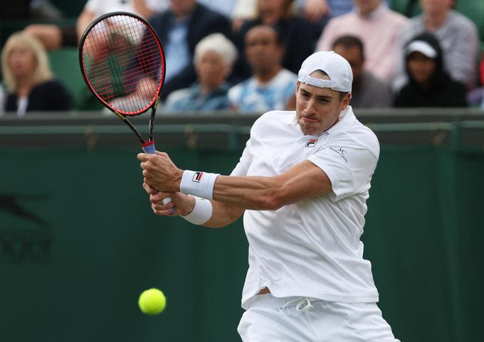 John Isner je novi rekorder, kar se tiče števila asov na ATP turnirjih. | Foto: Reuters