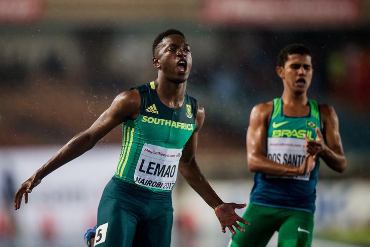 Tsenolo Lemao je najhitrejši šprinter do 18 let na svetu. | Foto: Getty Images