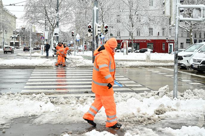 Dunaj, Avstrija, sneg | Prestolnico Dunaj je prekrila snežna odeja. | Foto Reuters