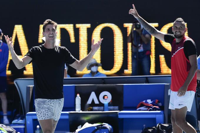 Thanasi Kokkinakis in Nick Kyrgios sta ljubljenca avstralskega občinstva. | Foto: Guliverimage/Vladimir Fedorenko