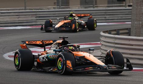 V živo: Norris virtualno samo še na plus 2