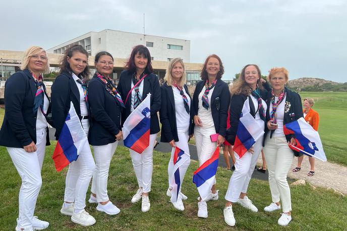 Ženska golf senior ekipa | Slovenska ženska seniorska ekipa se je na evropsko prvenstvo odpravila v Španijo na igrišče Parador el Saler. | Foto Golf zveza Slovenije