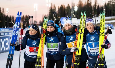 Francozinjam uvodna štafeta sezone, Slovenke 12.