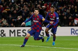 Messi popeljal Barcelono do zmage