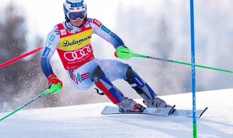 V živo: Henrik Kristoffersen odpira tekmo, na kateri lahko potrdi slalomski globus