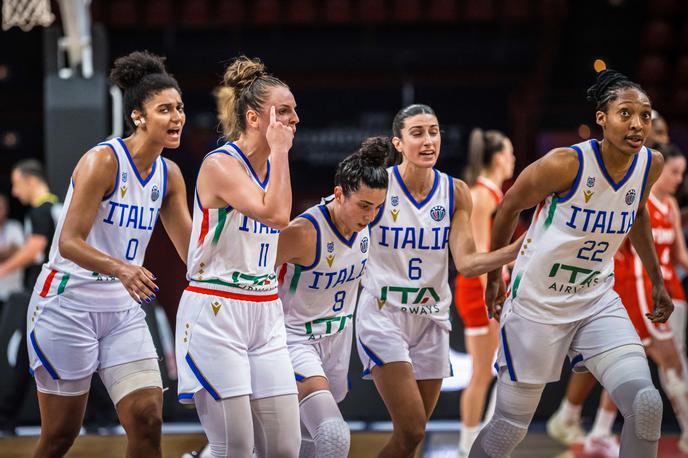Italija Eurobasket | Italijanke so v napetem četrtfinalu izločile Turkinje. | Foto FIBA
