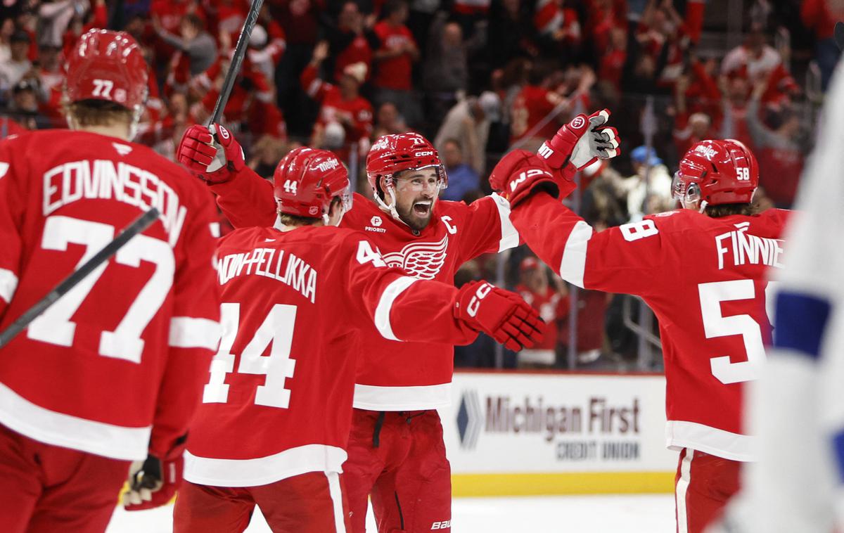 Detroit Red Wings | Hokejisti Detroit Red Wings bodo šesto zaporedno zmago lovili na gostovanju pri moštvu Buffalo Sabres. | Foto Reuters