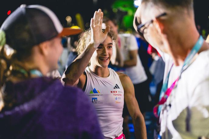 Lucija Tarkuš | Lucija Tarkuš je dosegla nov velik mejnik v slovenskem športnem plezanju. | Foto Grega Valančič