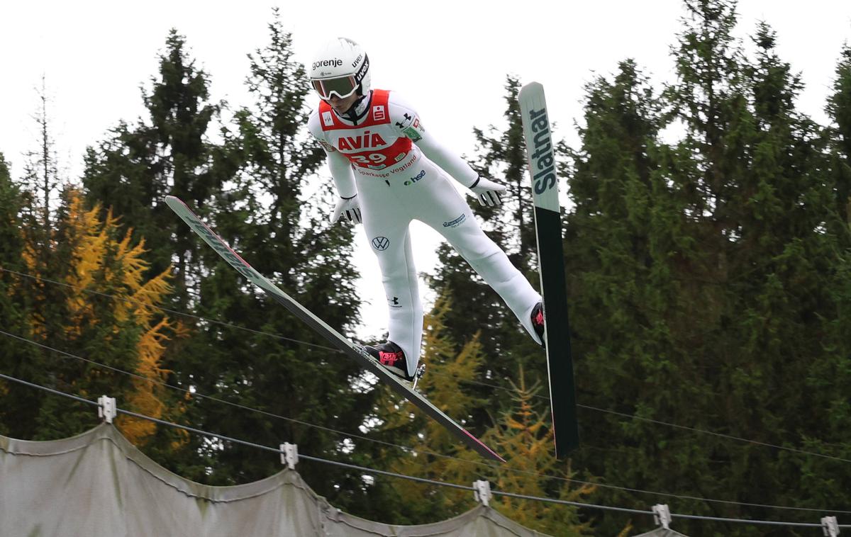 Nika Prevc, Klingenthal | Nika Prevc je bila druga tako na tekmi kot v skupnem seštevku. | Foto Guliverimage
