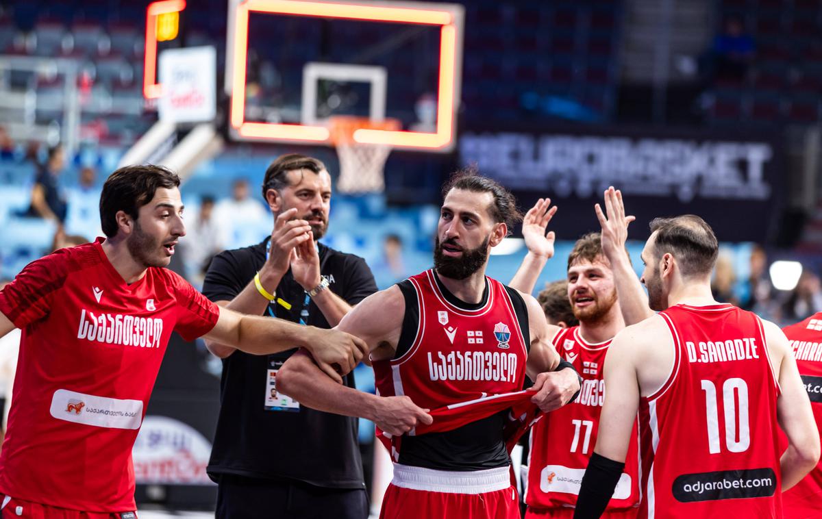 Tornike Shengelia | Gruzijci so iz Eurobasketa izločili Francoze. Najučinkovitejši igralec je bil Tornike Šengelija, ki je dosegel 24 točk.  | Foto Guliverimage