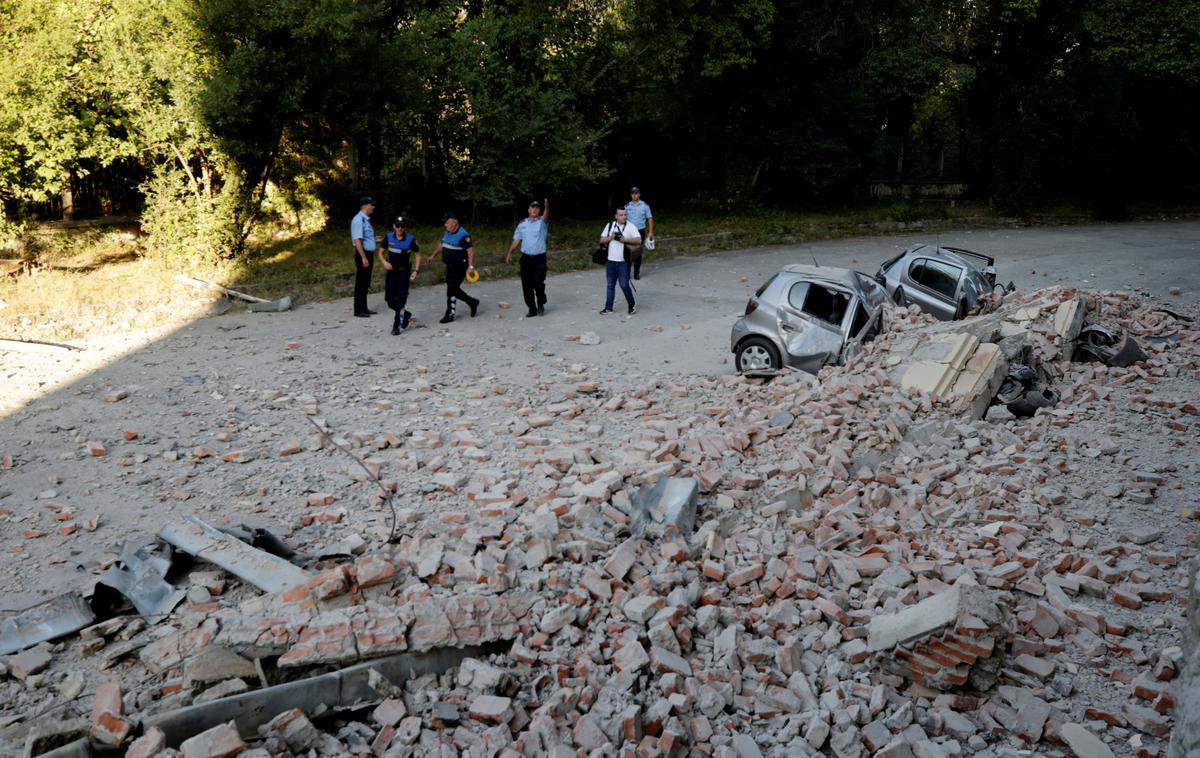 Potres v Albaniji | Foto Reuters