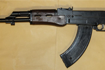 zaseg puške, policija, Novo mesto, hišna preiskava