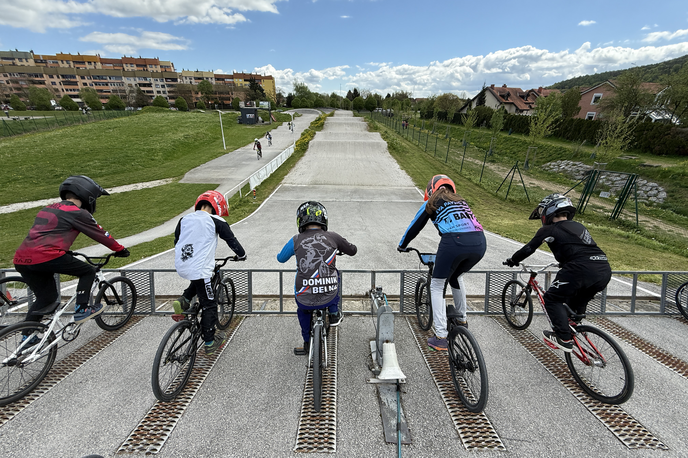 BMX Race | Eden od predsezonskih treningov na stezi BMX v Mariboru. | Foto Gregor Pavšič