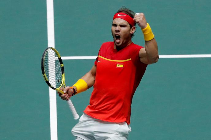 Rafael Nadal | Rafal Nadal je Španiji priigral slavje v Davisovem pokalu. | Foto Reuters