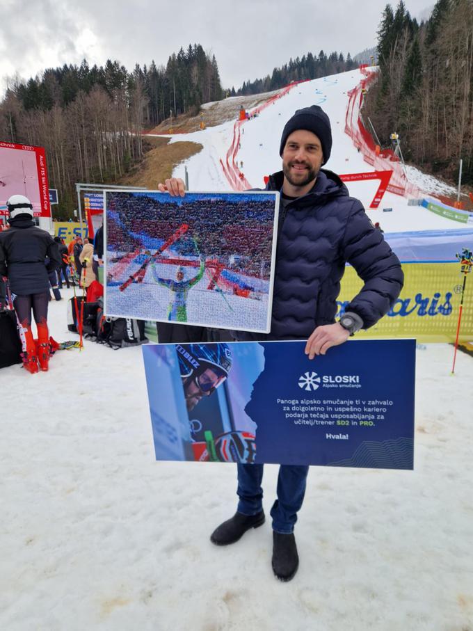 Boštjan Kline je ob robu dogajanja v Kranjski Gori danes uradno končal svojo smučarsko kariero.  | Foto: Matej Podgoršek