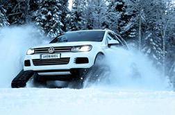 Snowareg - švedska različica volkswagen touarega za snežne užitke