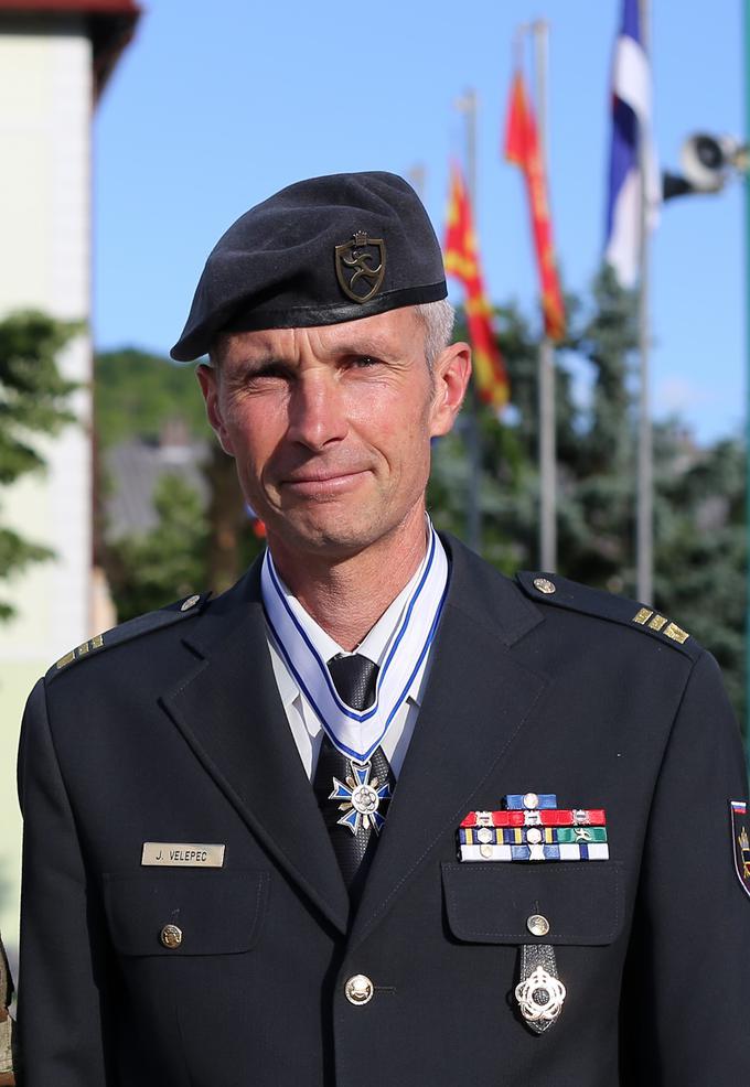 Podpolkovnik Jure Velepec je od leta 2014 poveljnik športne enote Slovenske vojske. | Foto: Daniel Mlakar/Slovenska vojska