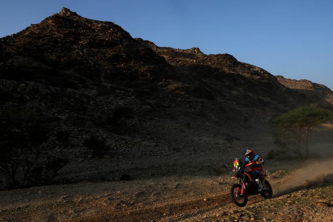 Edgar Canet, Dakar 2026 | Med motoristi je bil najhitrejši mladi Španec Edgar Canet. | Foto Reuters