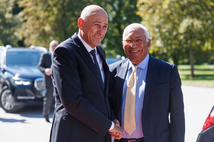 Antonio Costa, Janez Janša | Foto: STA