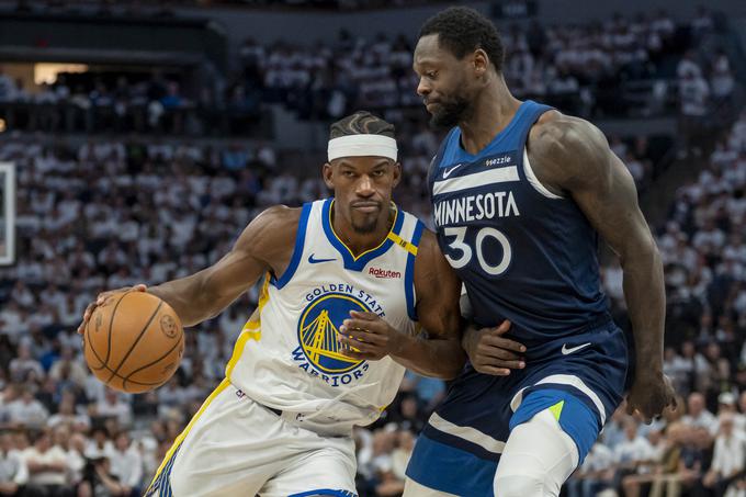 Julius Randle je bil s 24 točkami in 11 asistencami prvi strelec srečanja. Minnesota je za razliko od prve tekme tokrat metala veliko bolje trojke. Zadela je 16 od 37 metov za tri točke. | Foto: Reuters
