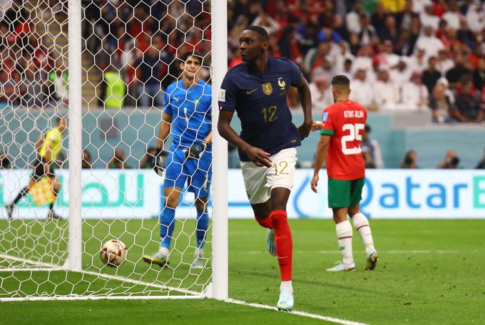Randal Kolo Muani je z zadetkom v 79. minuti potrdil zmago Francije. | Foto: Reuters