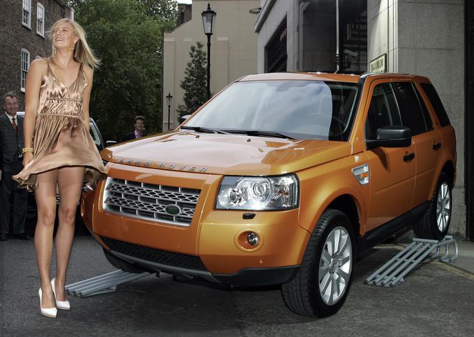 Land Roverje je v Rusiji promovirala igralka tenisa Maria Sharapova. | Foto: Reuters
