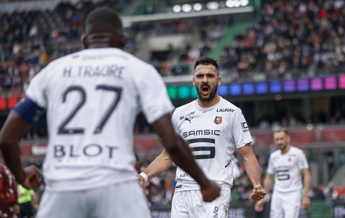 Rennes | Rennes je visoko ugnal Metz. | Foto Guliverimage