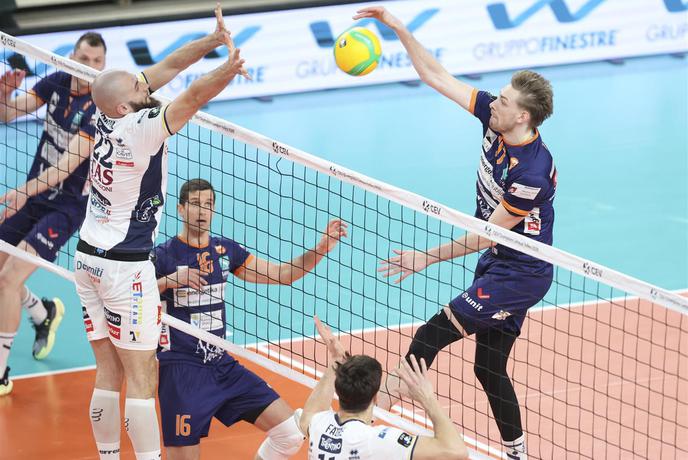ACH Volley precej namučil sloviti Trentino