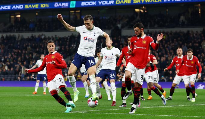 Tottenham in Manchester United sta remizirala v Londonu. | Foto: Reuters