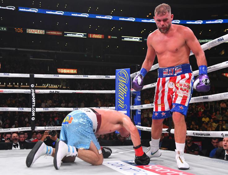 Svetovni prvak v boksu Billy Joe Saunders je objavil dobro minuto dolg posnetek, na katerem svetuje, kako pretepsti ženo ali dekle v času koronavirusa oziroma karantene. Pozneje se je izgovoril, da je šlo za satiro.  | Foto: Getty Images