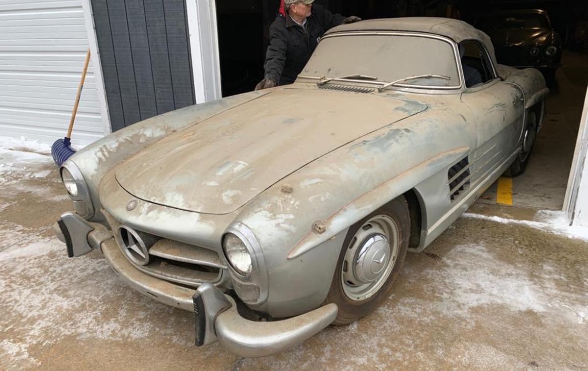 mercedes 300 SL | Za tale mercedes 300 SL iz leta 1960 želijo milijon dolarjev. Kdor ga bo kupil, ga čaka še temeljita obnova. | Foto Gulwing Motor Cars