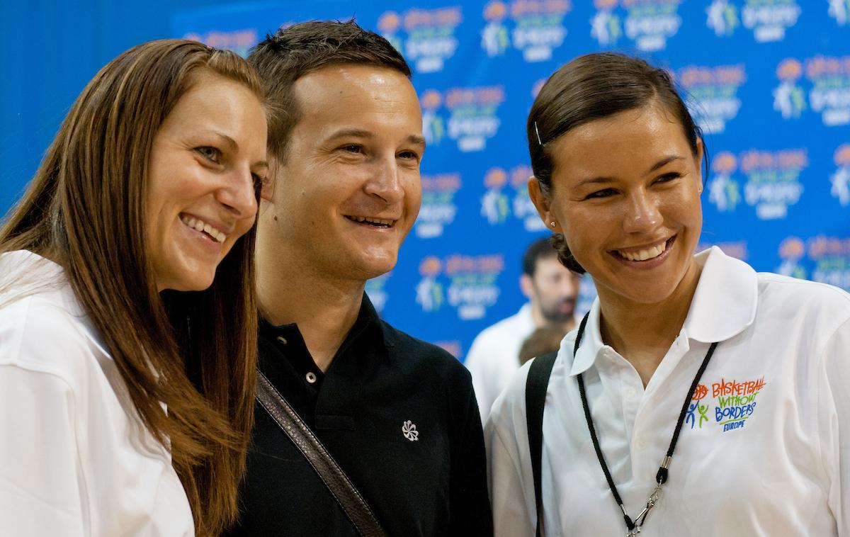 Vanja Černivec | Vanja Černivec (desno) že dolga leta deluje v košarki, zdaj je postal prva skavtinja Chicago Bulls. | Foto Matic Klanšek Velej/Sportida