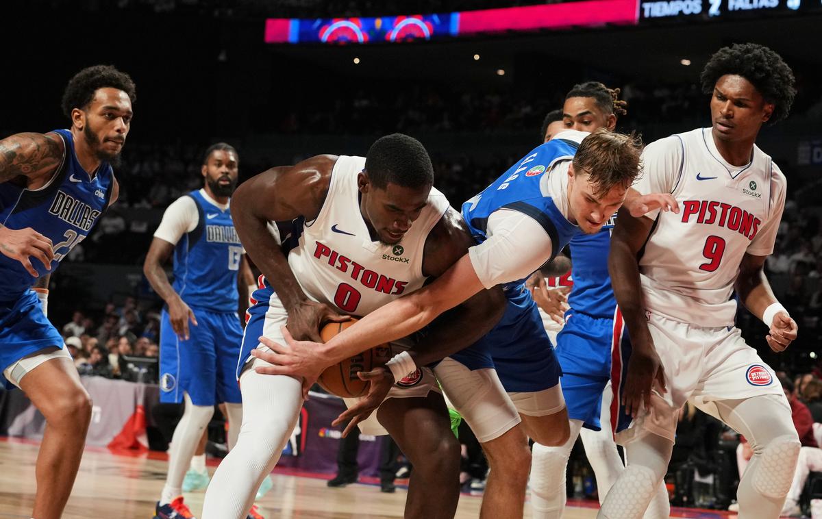 Detroit Pistons, Dallas Mavericks | Detroit Pistons so v Mehiki premagali Dallas Mavericks. | Foto Guliverimage