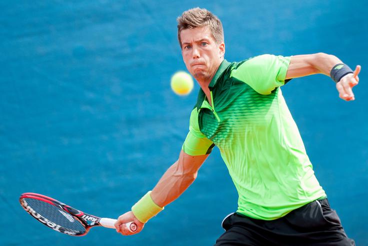 Aljaž Bedene je marca 2015 postal državljan Velike Britanije, a zaradi pravil mednarodne teniške zveze ne bo mogel nastopati v Davis cupu ali na olimpijskih igrah. Na odločitev se je pritožil, a ostal praznih rok. | Foto: Urban Urbanc/Sportida