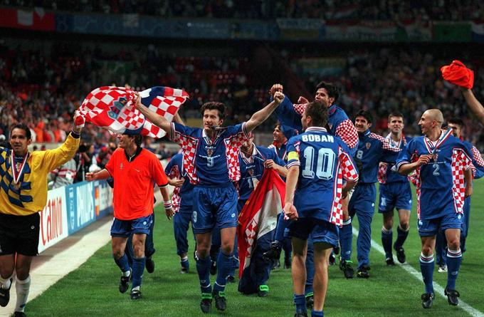 Na SP 1998 je navijal za Davorja Šukerja, najboljšega strelca tekmovanja, in ostale varovance Miroslava Blaževića, ki so senzacionalno osvojili tretje mesto. | Foto: Guliverimage/Getty Images