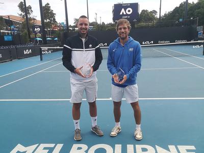 Marino Kegl zmagovalec Odprtega prvenstva Avstralije za najboljše gluhe in naglušne tenisače