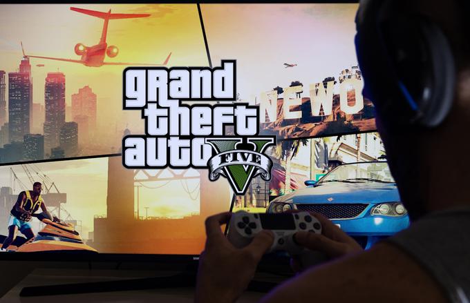 Grand Theft Auto V je ob izidu leta 2013 podrl prodajni rekord za najvišje prihodke, ki jih je v prvih 24 urah ustvarila katerakoli zabavna vsebina. Na dan izida je Rockstar Games s prodajo GTA V namreč zaslužil več kot milijardo dolarjev. | Foto: Shutterstock