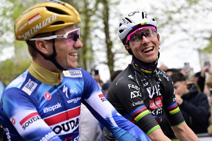 Remco Evenepoel Tadej Pogačar | Foto: Reuters