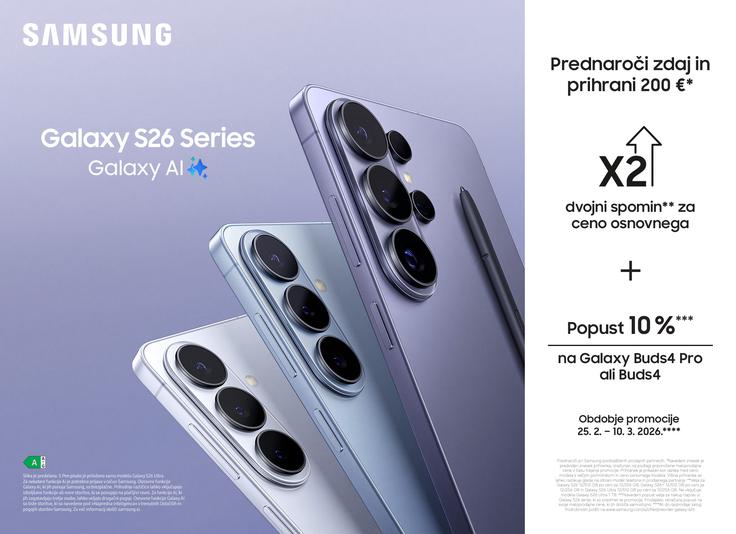 Samsung Galaxy s 26 | Foto: Millenium Promocija