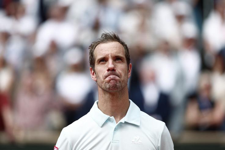Richard Gasquet je bil na robu solz. | Foto: Reuters