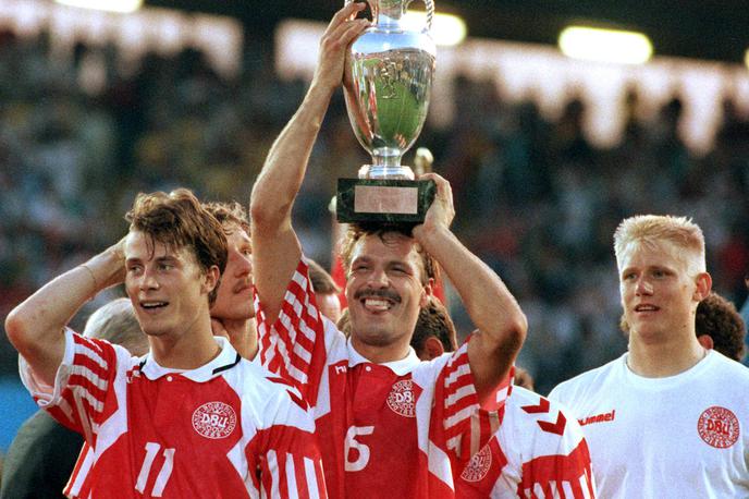 Euro 1992 Danska Nemčija Kim Vilfort | Danska se je na Euru 1992 veselila naslova evropskega prvaka. | Foto Guliverimage