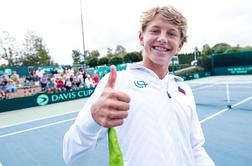 Zgodovinski trenutek: 17-letni Slovenec navdušil svetovni tenis