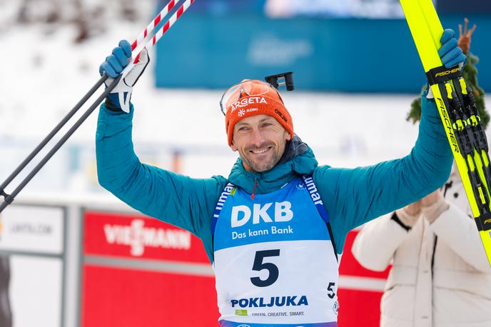 Jakov Fak, Pokljuka 2025 | Lena Repinc in Jakov Fak sta osvojila osmo mesto. | Foto Aleš Fevžer