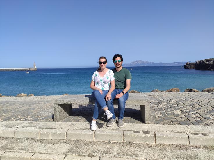 Pogled na Gibraltarsko ožino iz Tarife, kjer se stikata Atlantik in Sredozemlje. | Foto: Osebni arhiv