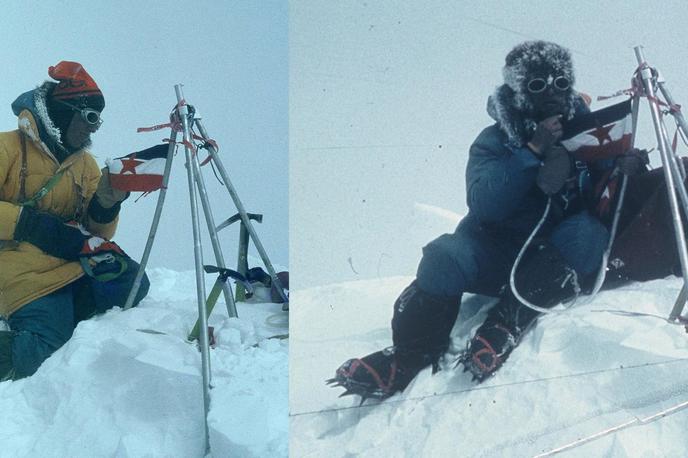 Everest 1979 | Nejc Zaplotnik in Andrej Štremfelj sta na današnji dan pred 40 leti kot prva Slovenca dosegla vrh Everesta. Plezala sta po takrat še nepreplezanem zahodnem grebenu. Jugoslovanska smer velja za najtežjo smer na Everest, po njej so vrh leta 1984 dosegli samo še bolgarski alpinisti. Njihov vodja se je pri sestopu smrtno ponesrečil. | Foto arhiv Andreja Štremflja