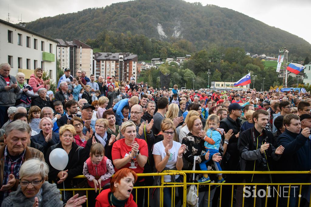 Primož Roglič - sprejem v Zagorju 2019